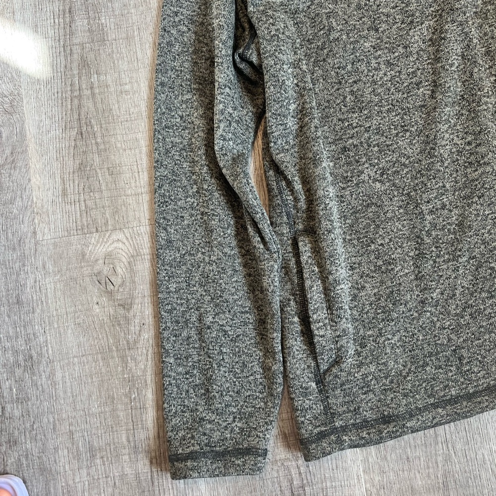 Eddie Bauer Convector Snap Button Mock Neck Gray … - image 4